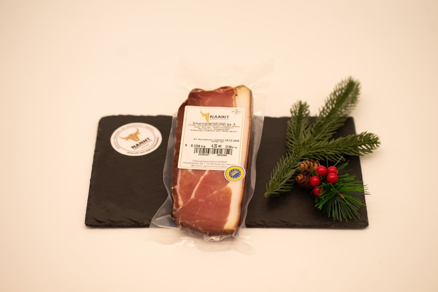 Schwarzwälder Schinken g.g.A. am Stück