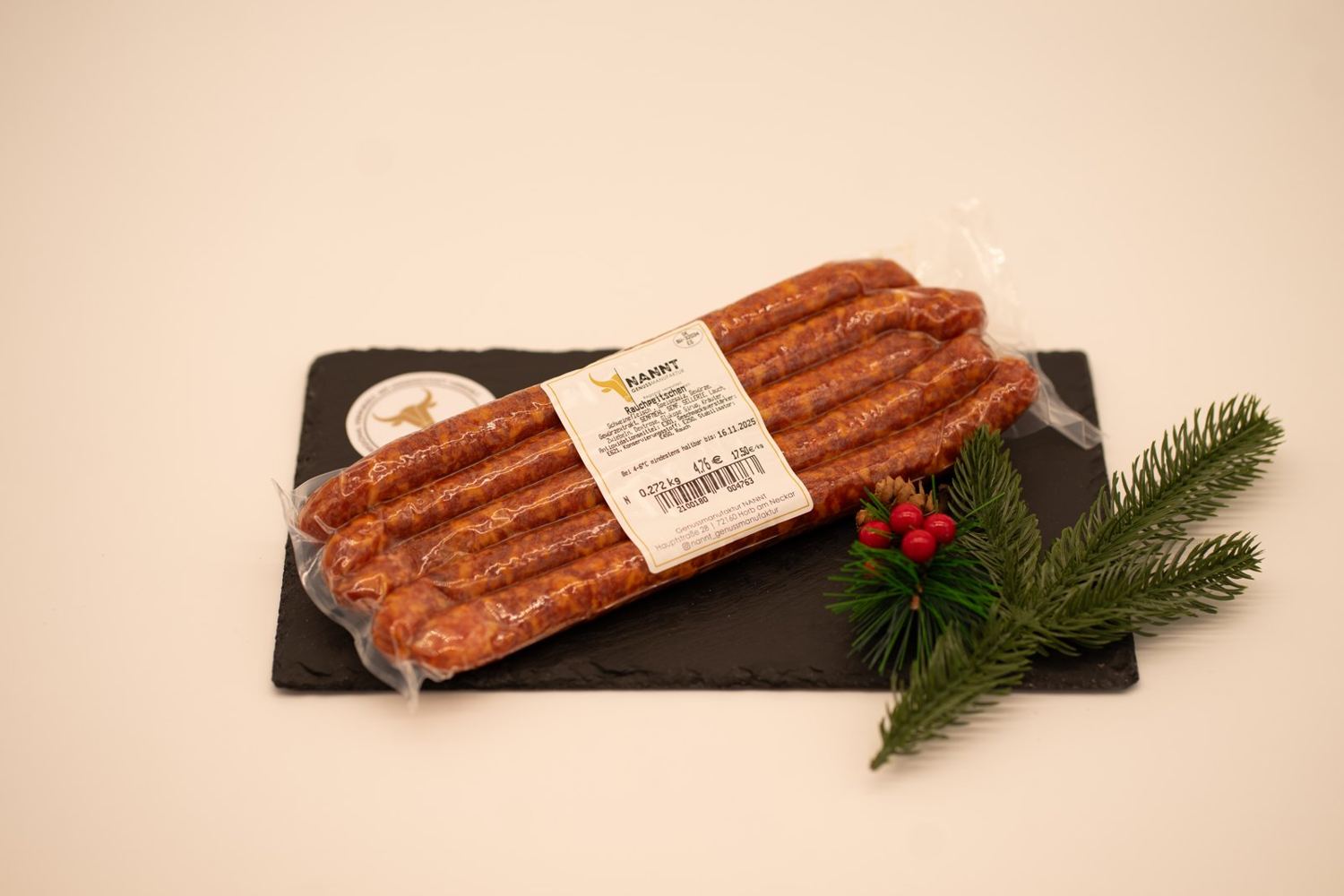Rauchpeitschen im Beutel